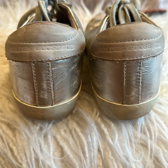 Golden Goose silver sneakers size 5.5 - Picture 2 of 4